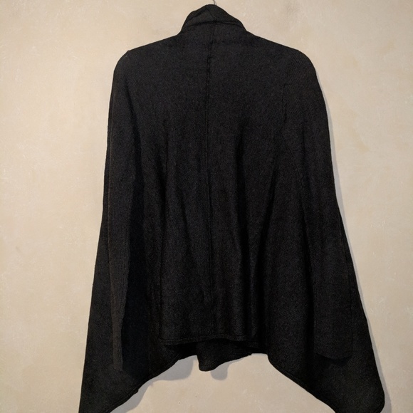 Vince Wool Cashmere Drape Cardigan Sweater Gray - Picture 6 of 7